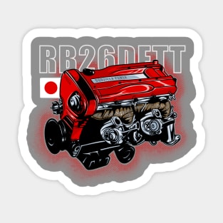 Nissan RB26DETT Engine Godzilla Power Sticker